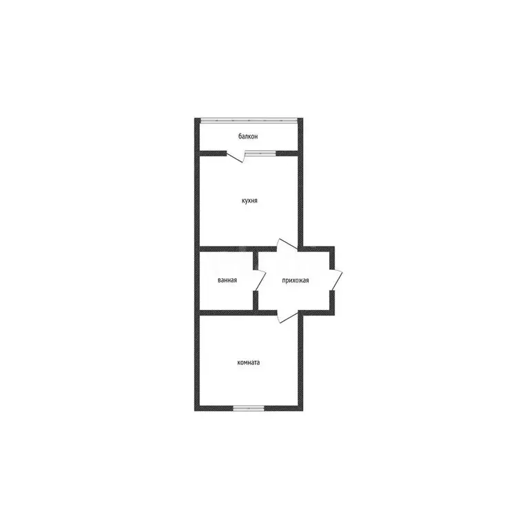 1-комнатная квартира: Краснодар, улица Красных Партизан, 1/4к13 (36.1 ... - Фото 1