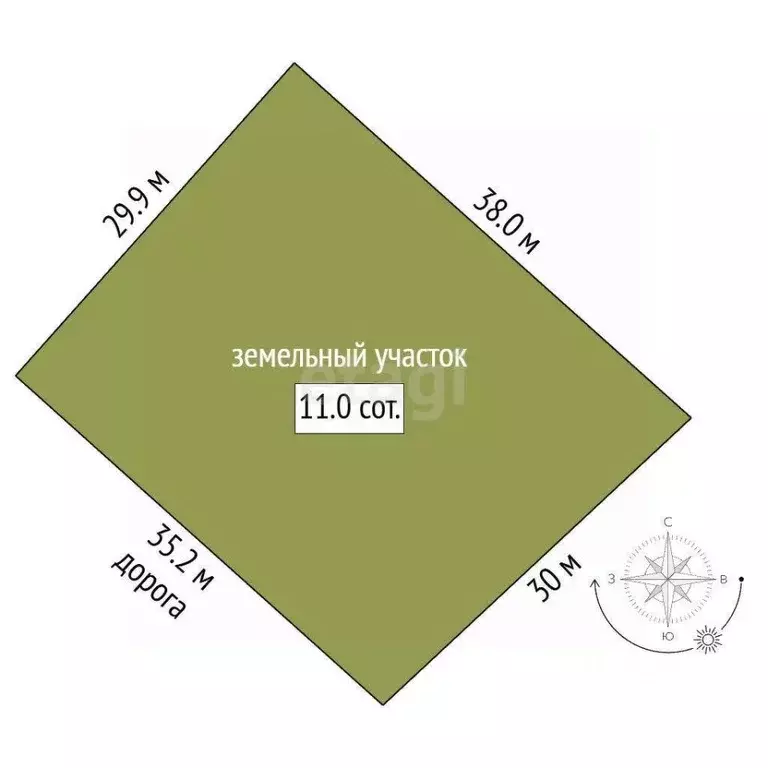 Участок в Саха (Якутия), Якутск Тускул мкр,  (11.02 сот.) - Фото 1