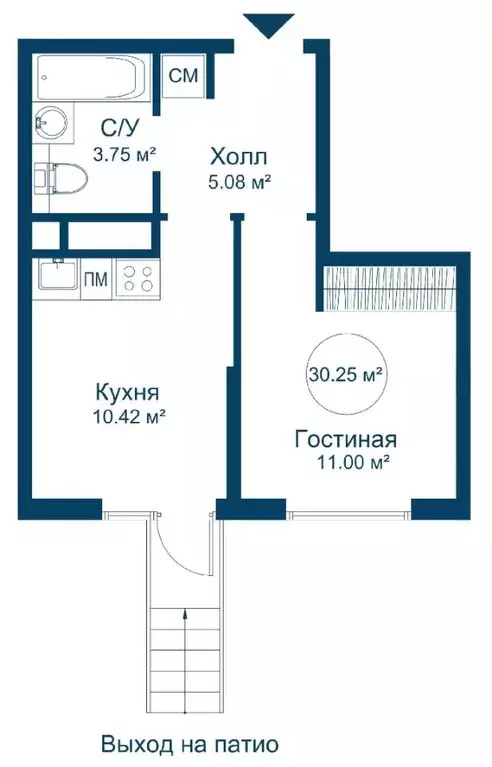 1-к кв. Тверская область, Конаковский муниципальный округ, ... - Фото 0