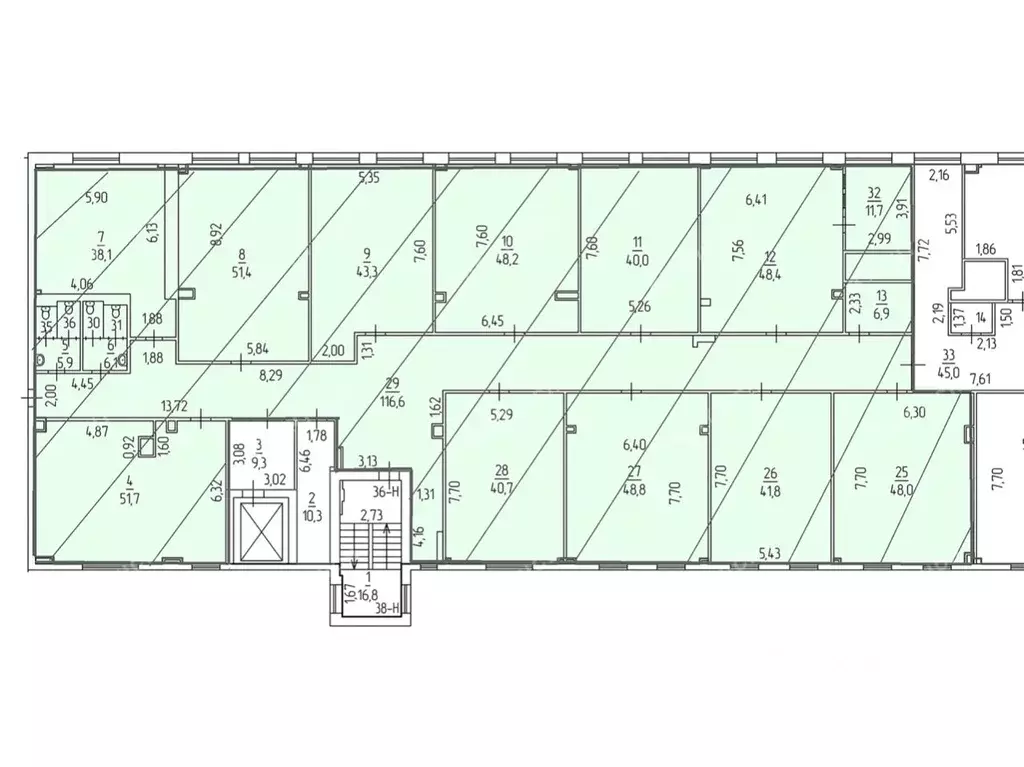 Офис в Санкт-Петербург ул. Маршала Говорова, 52 (648 м) - Фото 2
