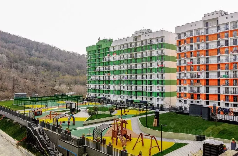Студия Краснодарский край, Сочи ул. Искры, 88к2 (23.4 м) - Фото 1