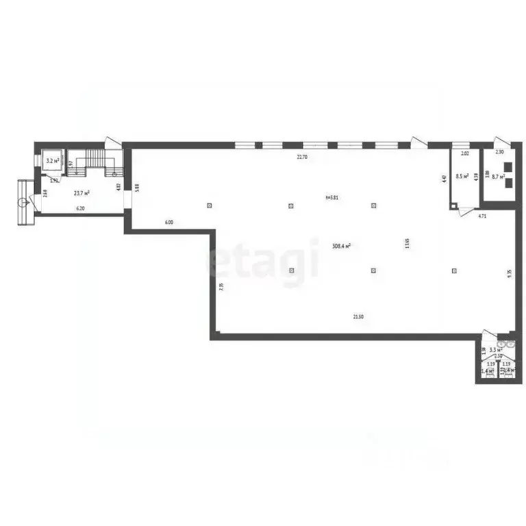 Помещение свободного назначения в Ростовская область, Ростов-на-Дону ... - Фото 2