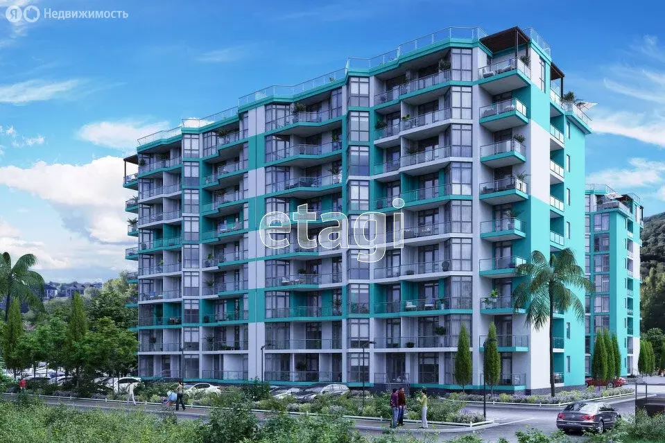 Квартира-студия: Лазаревское, улица Калараша, 64Б/2к1 (25.3 м) - Фото 0