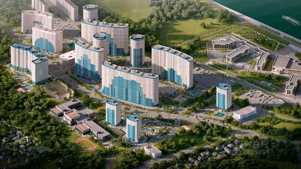 1-к кв. Краснодарский край, Краснодар Фонтаны жилой комплекс (35.0 м) - Фото 1