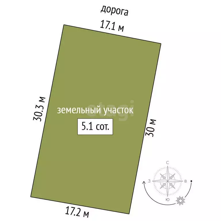 Участок в Батайск, садовое товарищество Донская Чаша, Каштановая улица ... - Фото 1