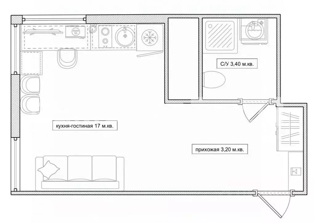 Студия Московская область, Одинцовский городской округ, Новоивановское ... - Фото 2