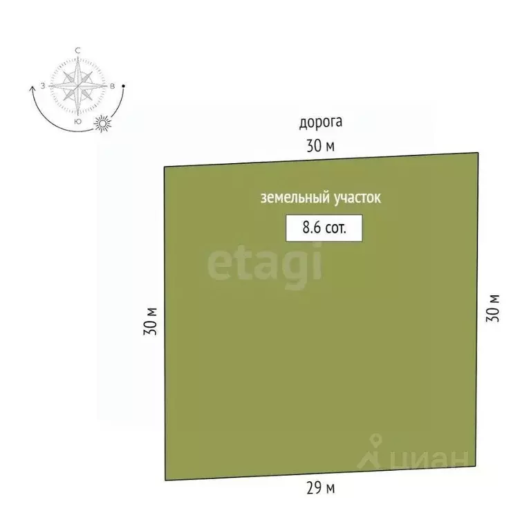 Участок в Тюменская область, Тюменский муниципальный округ, Лесник-2 ... - Фото 2