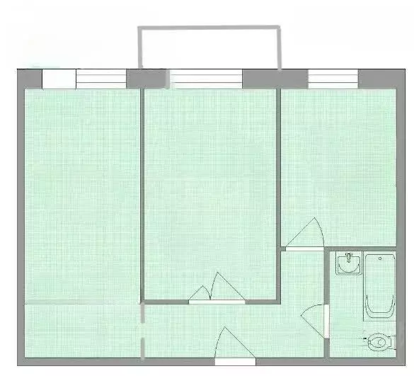 2-комнатная квартира: Иркутск, улица Станиславского, 33 (48.8 м) - Фото 1