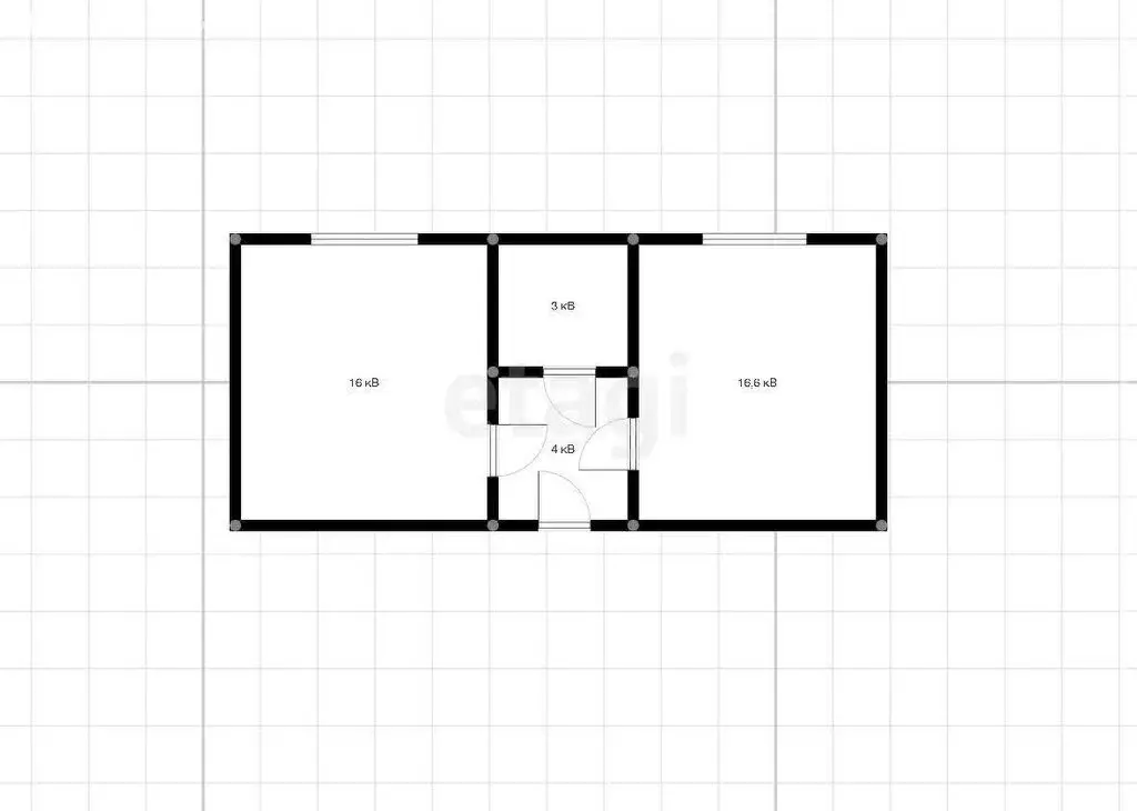 2-комнатная квартира: Махачкала, проспект Имама Шамиля, 1Д (40 м) - Фото 1