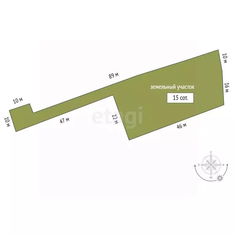 Участок в Адыгея, Тахтамукайский район, Старобжегокай аул ул. Калинина ... - Фото 1