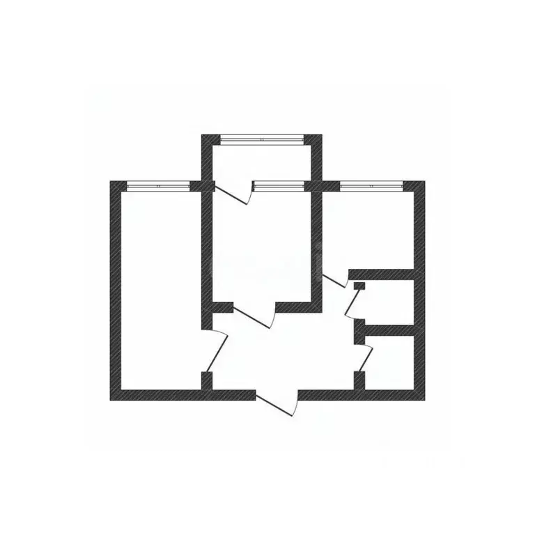 2-к кв. Татарстан, с. Высокая Гора ул. Энергетиков, 19 (51.4 м) - Фото 2