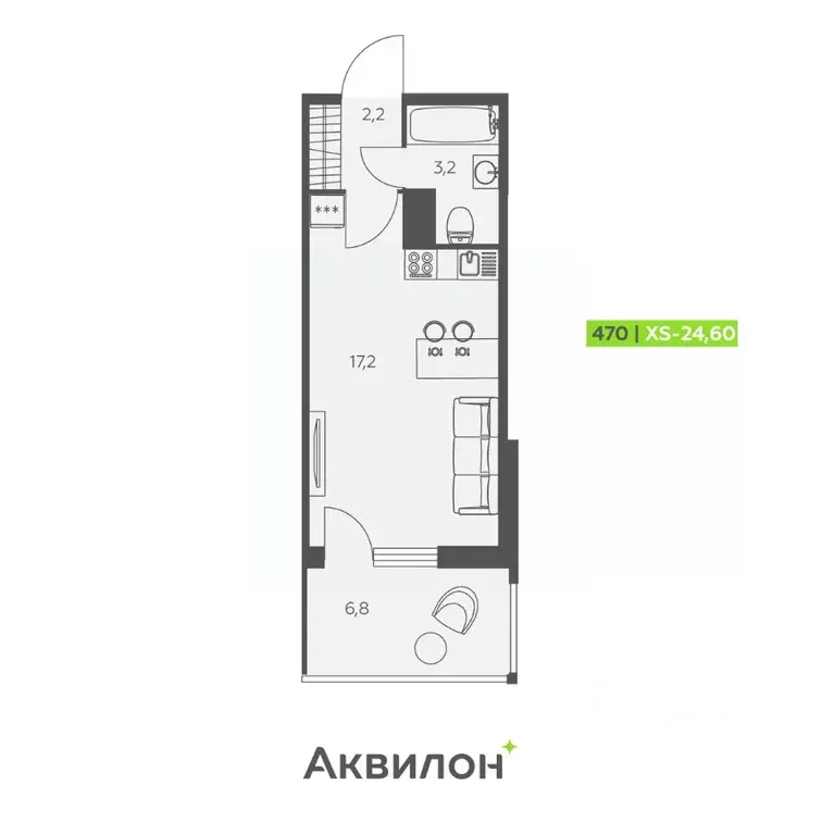 Студия Ленинградская область, Кудрово г. Всеволожский район, Заневское ... - Фото 0