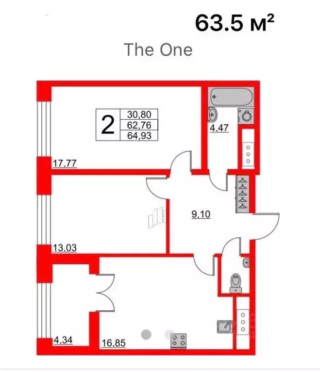 Помещение свободного назначения в Санкт-Петербург Петровский просп., ... - Фото 2