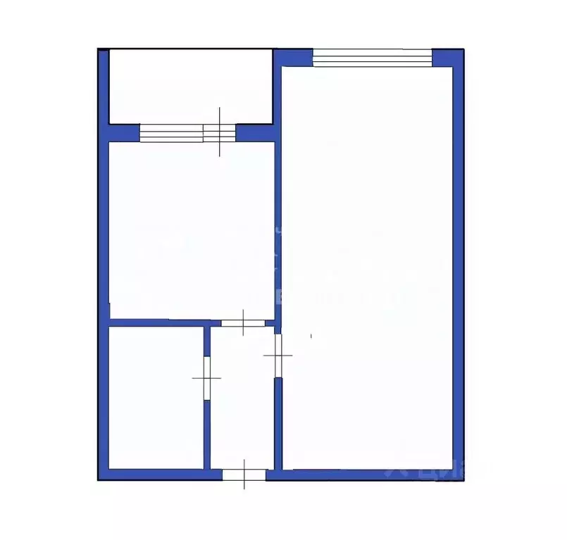 1-к кв. Кемеровская область, Ленинск-Кузнецкий просп. Ленина, 27 (30.0 ... - Фото 2