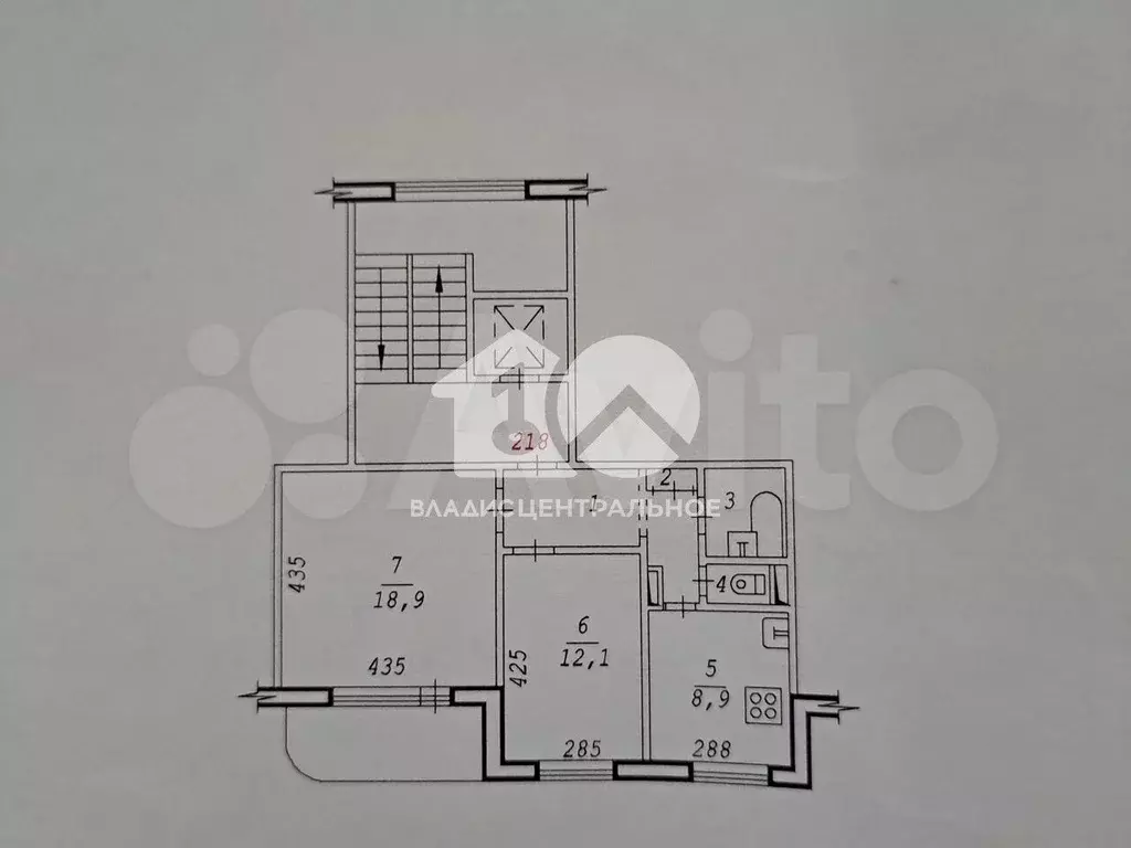 2-к. квартира, 51,8 м, 3/10 эт. - Фото 0