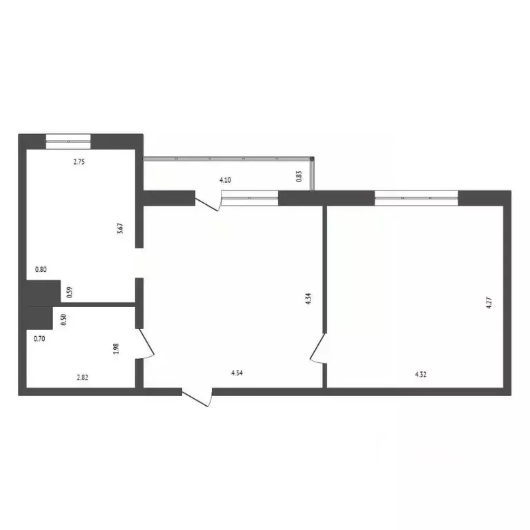 2-к кв. Красноярский край, Красноярск 9 Мая ул., 26А (52.0 м) - Фото 1