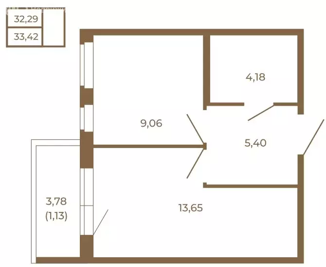 1-комнатная квартира: Сертолово, Златоглавая улица, 2к2 (33.42 м) - Фото 1