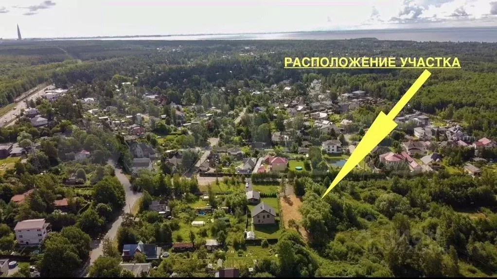 Участок в Санкт-Петербург пос. Лисий Нос, Ореховская ул. (13.25 сот.) - Фото 2