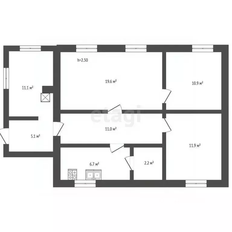 Дом в Саратовская область, Романовское муниципальное образование, пос. ... - Фото 1