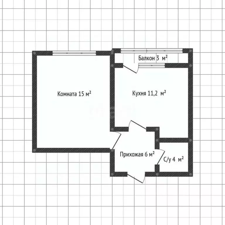 1-к кв. Адыгея, Майкоп Советская ул., 219 (39.2 м) - Фото 2