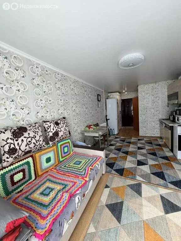 Квартира-студия: Уфа, Молодёжный бульвар, 3 (22.6 м) - Фото 1