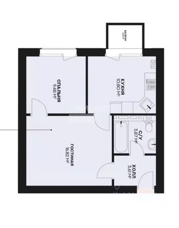 2-к кв. Дагестан, Дербент пер. Карла Маркса, 59А (49.7 м) - Фото 0