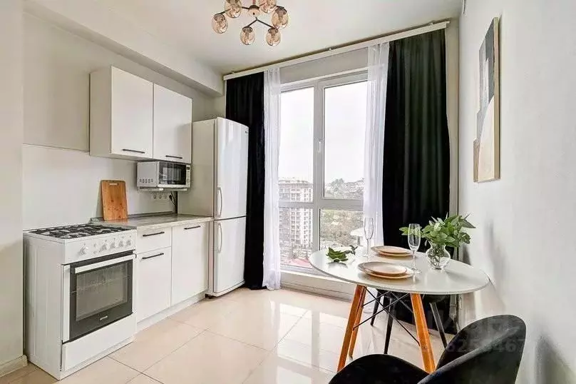 1-к кв. Краснодарский край, Сочи Мамайка мкр, ул. Волжская, 30/1 (35.0 ... - Фото 1