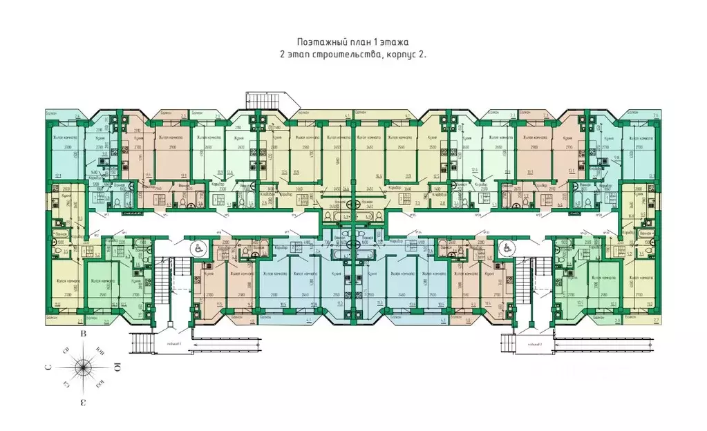 1-к кв. Ставропольский край, Ессентуки Кленовая Роща жилой комплекс ... - Фото 2