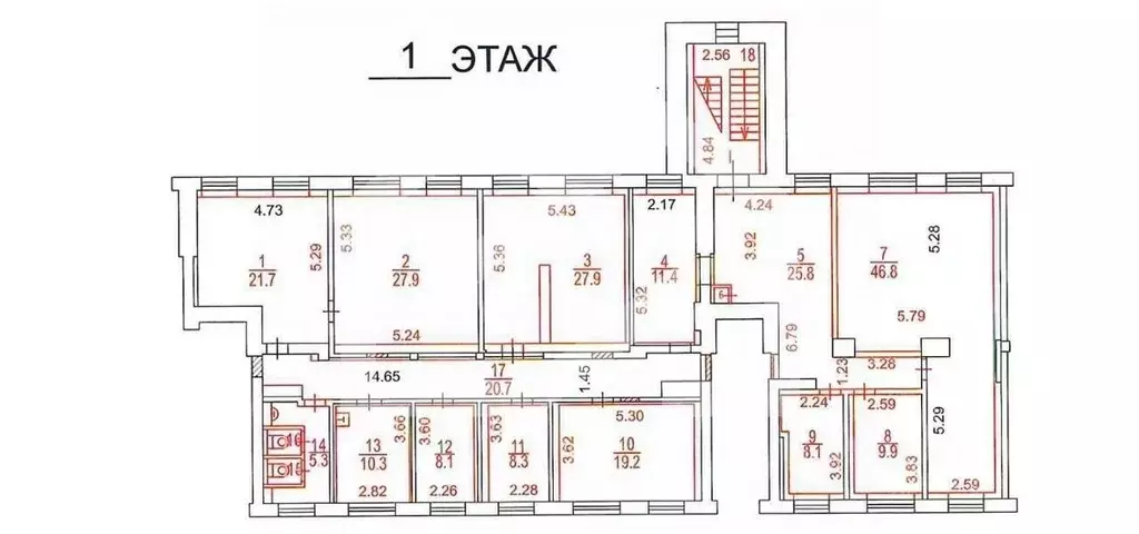 Офис в Москва Нагатинская ул., 8 (303 м) - Фото 1