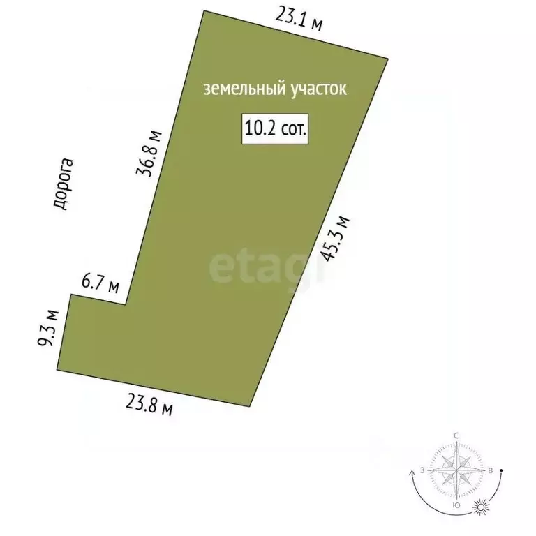 Участок в Ульяновская область, Ульяновск городской округ, с. Луговое ... - Фото 2