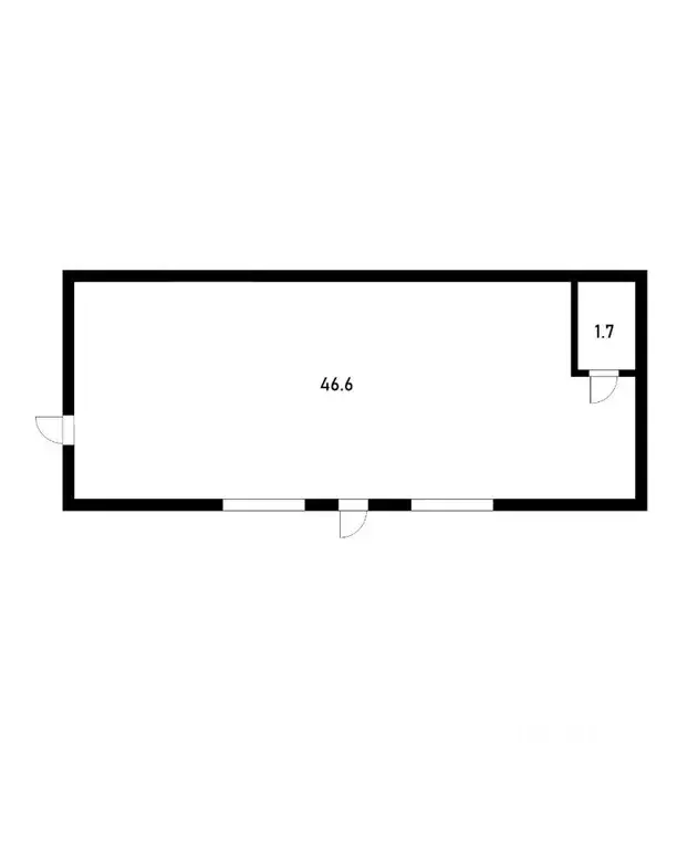 Торговая площадь в Краснодарский край, Краснодар Тепличная ул. (48 м) - Фото 2