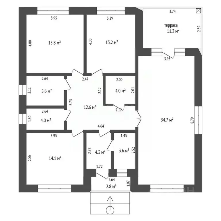 Дом в Тюменская область, Тюменский муниципальный округ, Новокаменский ... - Фото 1