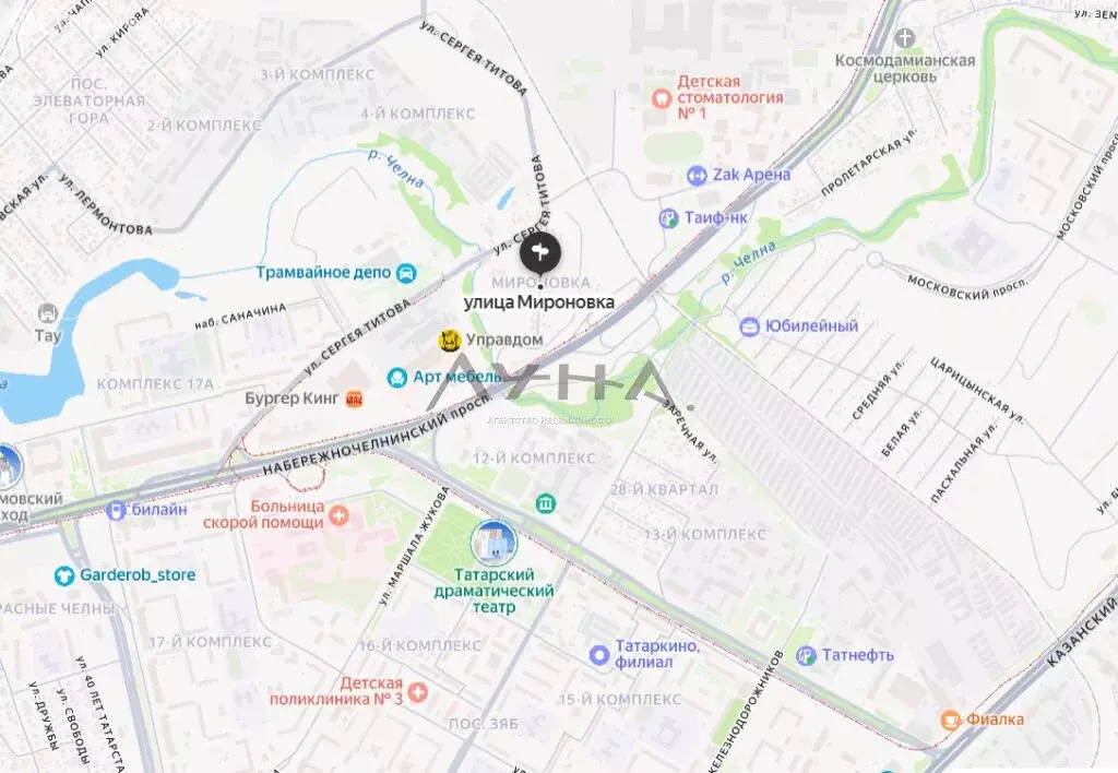 Участок в Набережные Челны, деревня Мироновка, улица Мироновка (5.28 ... - Фото 2