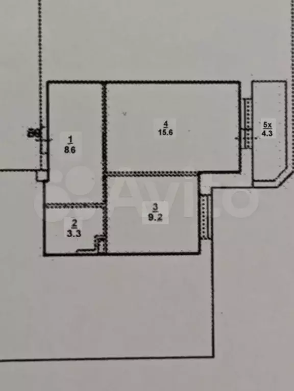 1-к. квартира, 37 м, 3/6 эт. - Фото 0