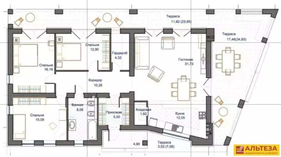 Дом в Холмогоровка, Школьная улица, 12 (129.3 м) - Фото 1