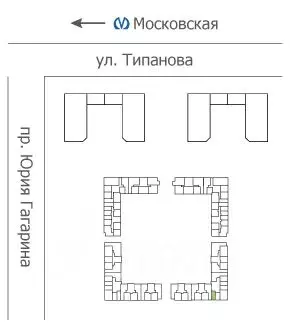 Студия Санкт-Петербург ул. Типанова, 22 (26.8 м) - Фото 1