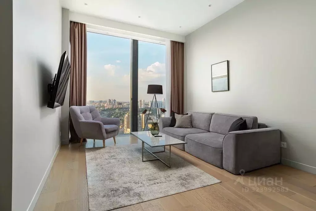 2-к кв. Москва 1-й Красногвардейский проезд, 22с2 (60.4 м) - Фото 1