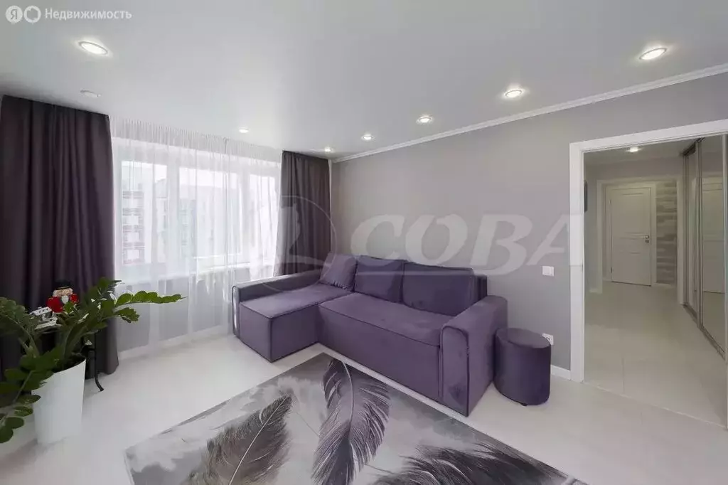 2-комнатная квартира: Тюмень, улица Федюнинского, 56к2 (58.8 м) - Фото 1