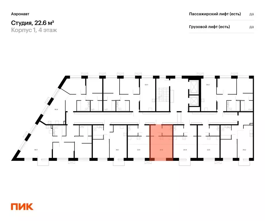 Квартира-студия: Санкт-Петербург, Тосина улица, 1к1 (22.6 м) - Фото 2