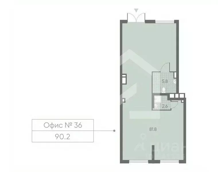 Помещение свободного назначения в Москва Производственная ул., 17 (90 ... - Фото 2