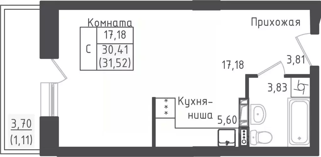 Студия Московская область, Дмитровский муниципальный округ, д. Рыбаки ... - Фото 1