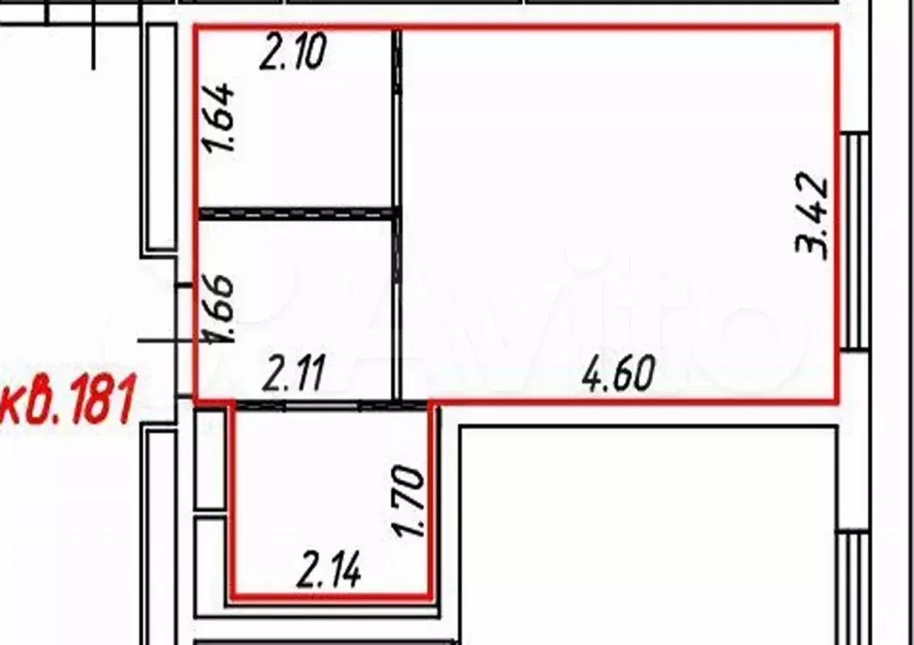 Квартира-студия, 26,2 м, 18/21 эт. - Фото 0