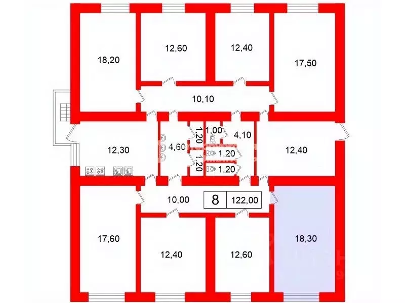 Комната Санкт-Петербург Пискаревский просп., 10К2 (18.0 м) - Фото 2