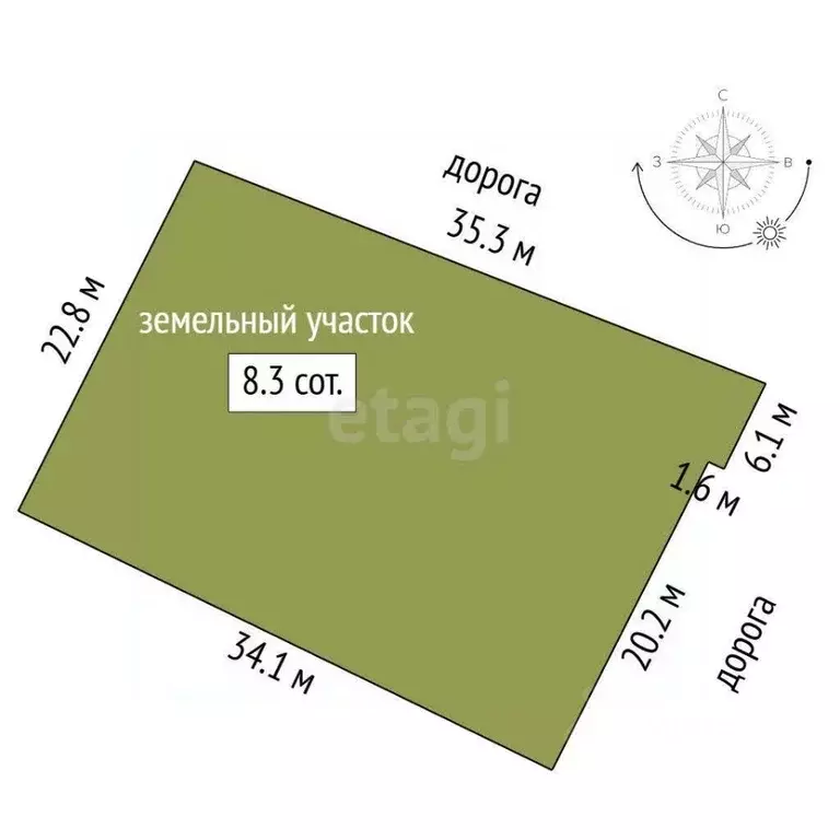 Участок в Кемеровская область, Кемерово Горноспасательная ул. (8.26 ... - Фото 2