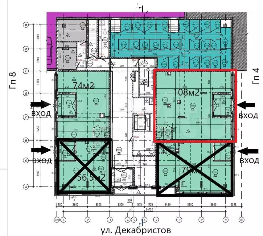 Торговое помещение ЖК На Никитина, 108 м - Фото 0