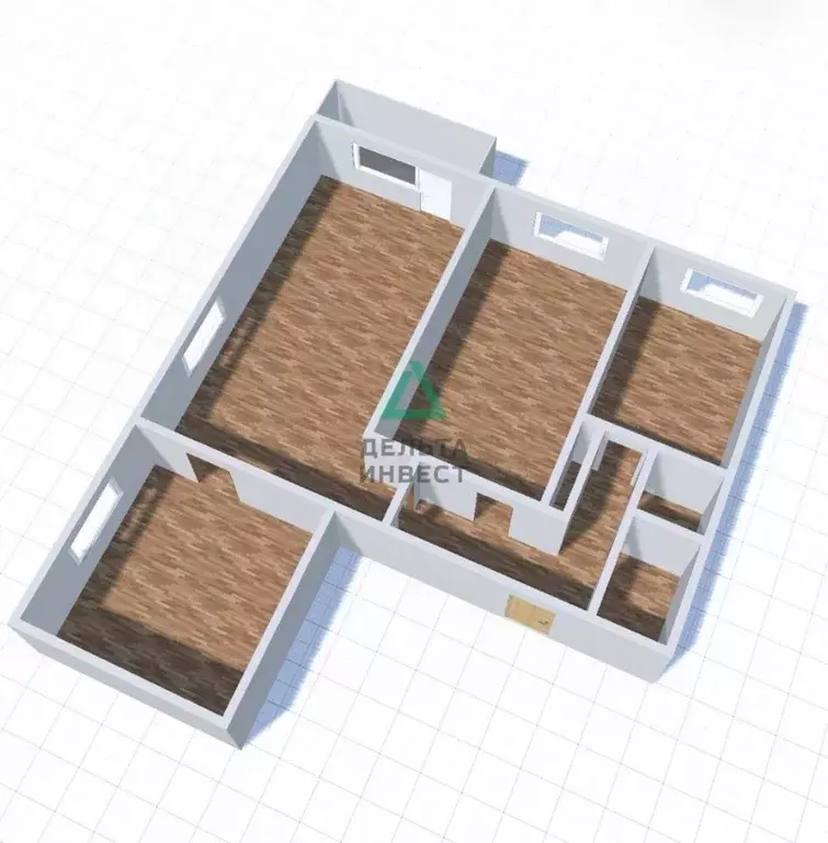 3-к кв. Башкортостан, Уфа Интернациональная ул., 193 (61.0 м) - Фото 2