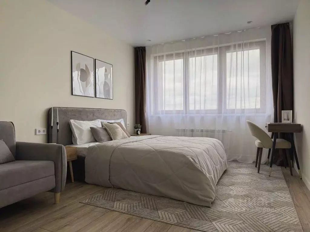 Квартира, 1 комната, 39.6 м - Фото 1
