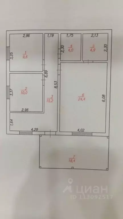 Дом в Тульская область, Тула городской округ, д. Уваровка 60 (80 м) - Фото 1