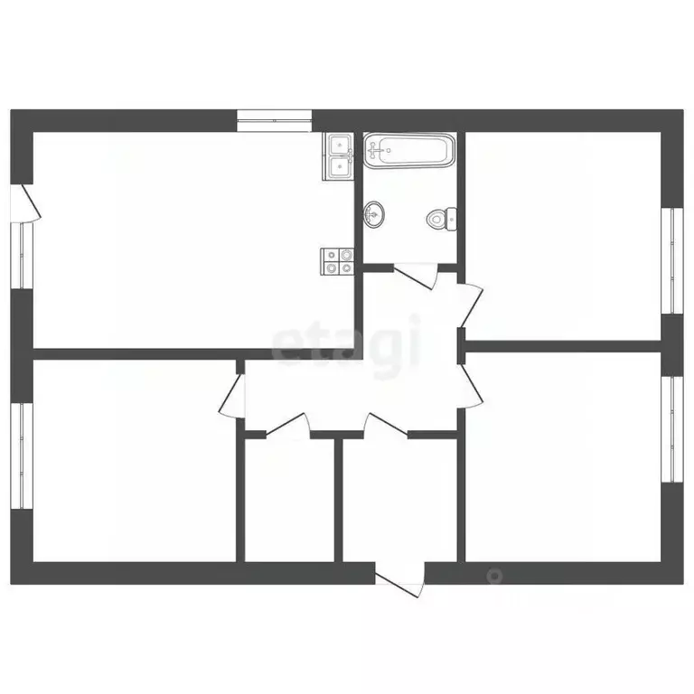 Дом в Тюменская область, Тюменский муниципальный округ, с. Кулаково ... - Фото 2