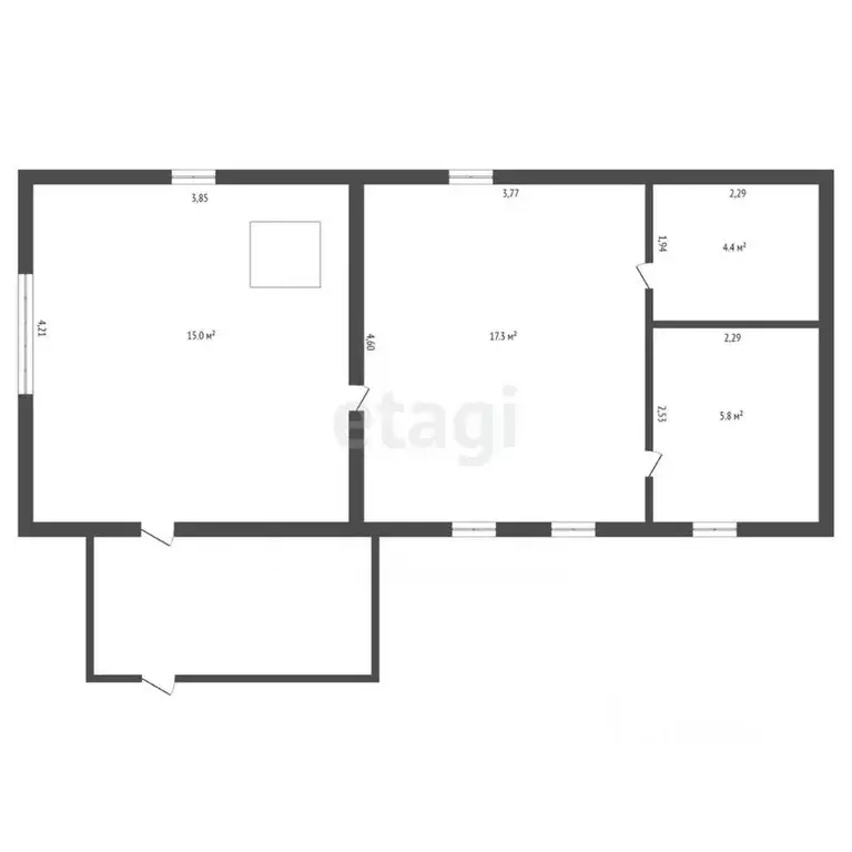 Дом в Амурская область, Благовещенск Тополиная ул., 66 (42 м) - Фото 2